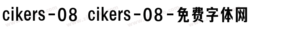 cikers-08 cikers-08字体转换